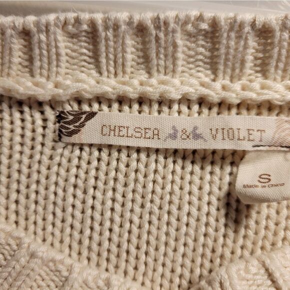 Chelsea & Violet Woman's long sleeve sweater knitted Pre-owned - Picture 4 of 5